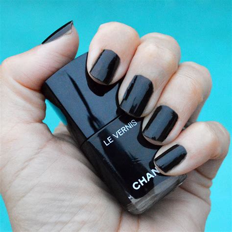 chanel celebrity nail polish versus black satin|chanel pearl drop nail polish.